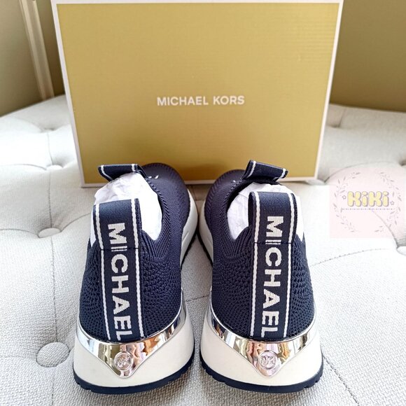 Michael Kors Bodie Knit Slip-On Sneaker navy blue 49S5BDFP1D - Picture 8 of 10